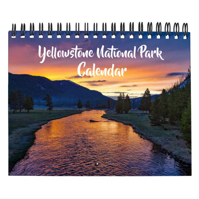 Small Size Yellowstone Park Calendar (Cover)