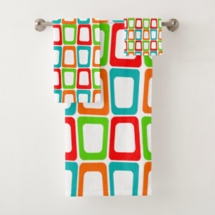 Small Skewed Rectangles  Bath Towel Set