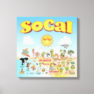 Small SoCal Canvas Print