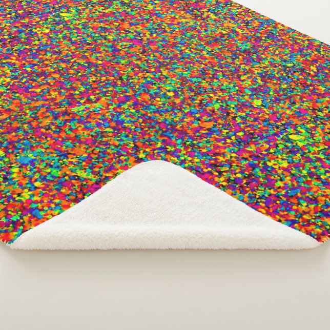 Small Splatter - Sherpa Blanket (3/4)