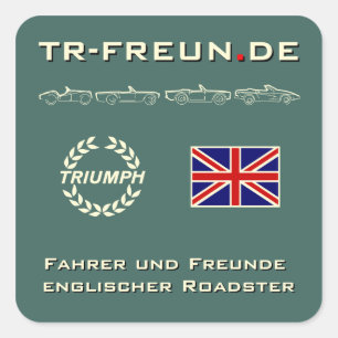 Small square sticker TR-Friends