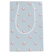 Small Star Print, Americana Red White Blue