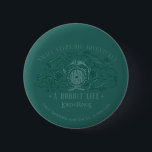 Small Steps, Big Adventures - A Hobbit Life 6 Cm Round Badge<br><div class="desc">Channel your inner Hobbit with this cozy Lord of the Rings™ design inspired by the peaceful hills of the Shire™. Featuring a quaint Hobbit hole with its signature round door tucked into a lush, grassy hillside, the artwork is paired with the uplifting phrase, “Small Steps Big Adventures – A Hobbit...</div>