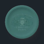 Small Steps, Big Adventures - A Hobbit Life Paper Plate<br><div class="desc">Channel your inner Hobbit with this cozy Lord of the Rings™ design inspired by the peaceful hills of the Shire™. Featuring a quaint Hobbit hole with its signature round door tucked into a lush, grassy hillside, the artwork is paired with the uplifting phrase, “Small Steps Big Adventures – A Hobbit...</div>