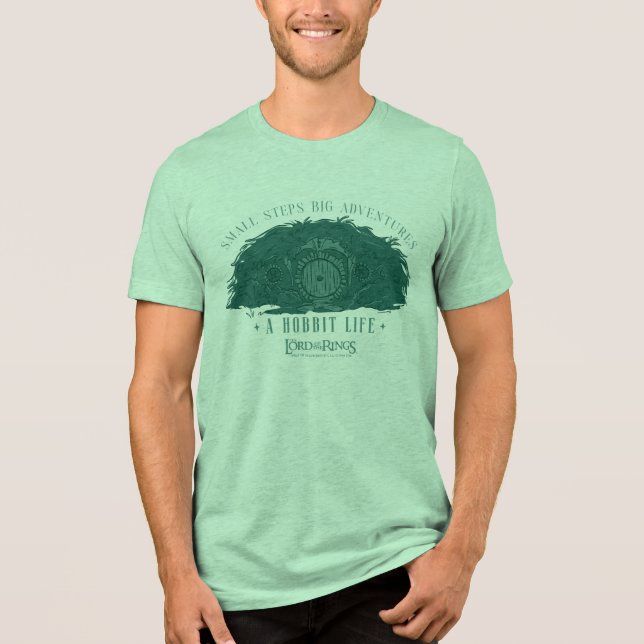 Small Steps, Big Adventures - A Hobbit Life Tri-Blend Shirt (Front)