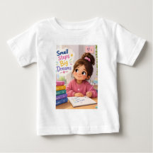 Small Steps Big Dreams Cute Kids Study Motivation