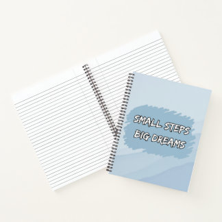 Small Steps, Big Dreams | Motivational Notebook