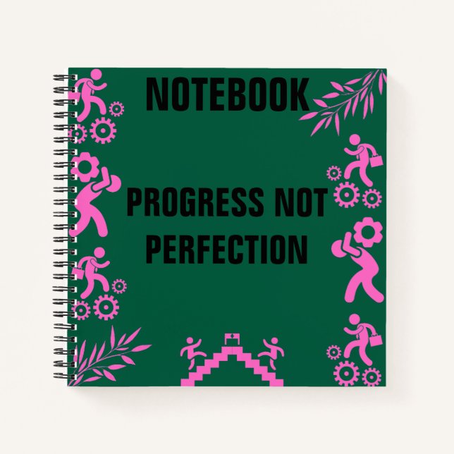 Small Steps, Big Progress Notebook (Front)