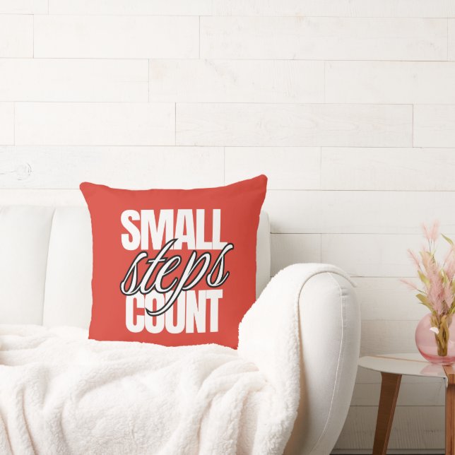 SMALL STEPS COUNTS CUSHION (Couch)
