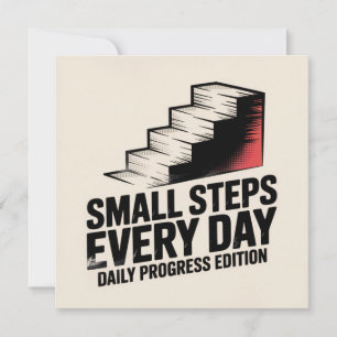 Small Steps Every Day Holiday Card