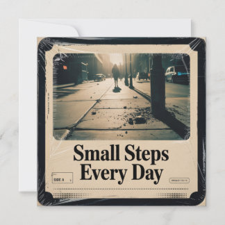 Small Steps Every Day Invitation