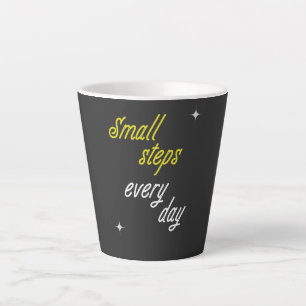 Small Steps Every Day T-Shirt Latte Mug