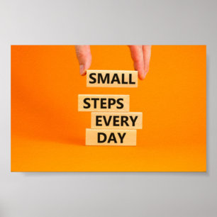 Small steps everyday poster