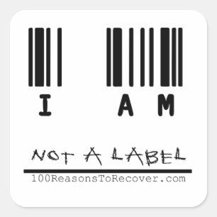 Small Sticker - Not a Label