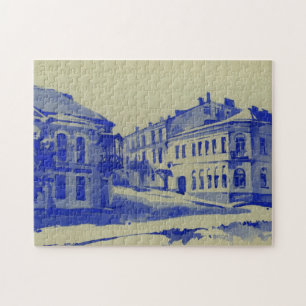 Small streets in the old town jigsaw puzzle