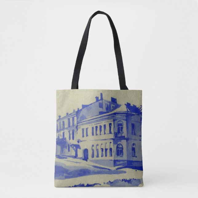 Small streets in the old town tote bag (Front)