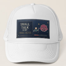 Small Talk Is My Final Boss Funny Introvert Gamer 
