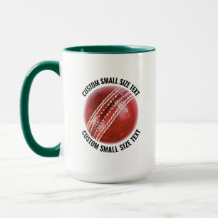 Small Text HUNTER GREEN Combo 15oz Custom Cricket Mug