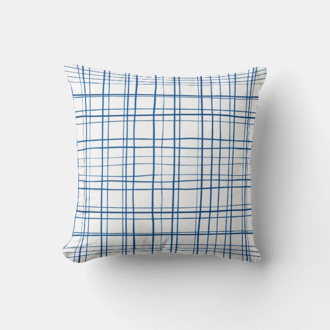 Small Throw Pillows cool check pattern (Front)