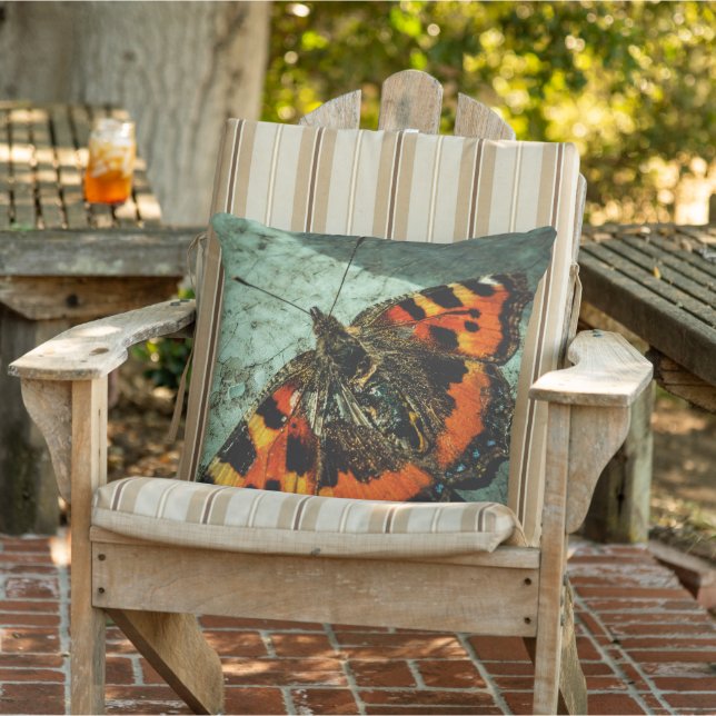 Small Tortoiseshell Butterfly  Cushion (Chair)