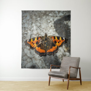 Small Tortoiseshell Butterfly  Tapestry