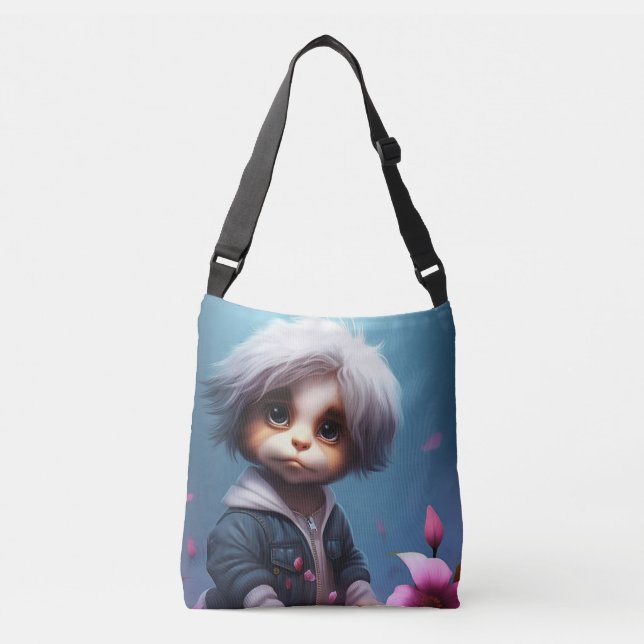 Small Tote Bag with white trim (Front)