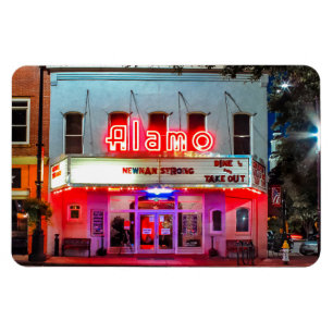 SMALL TOWN ALAMO Flexible Photo Magnet