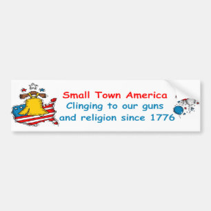 Small Town America Bumper Sticker