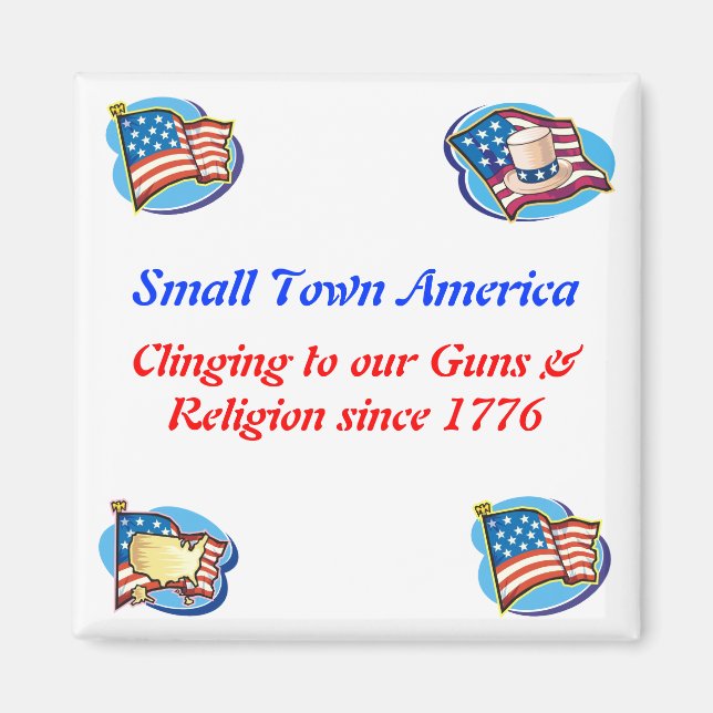 Small Town America Magnet (Front)
