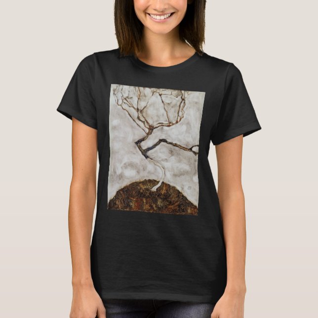 Small Tree In Late Autumn by Egon Schiele T-Shirt (Front)