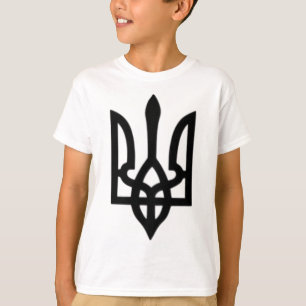 Small Ukrainian Coat Of Arms Flag Symbol Sign Logo T-Shirt