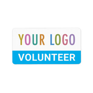 Small Volunteer Custom Stickers Organisation Logo