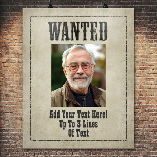 SMALL --- WANTED POSTER template