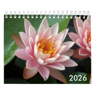 Small Water Lilies Calendar 2026