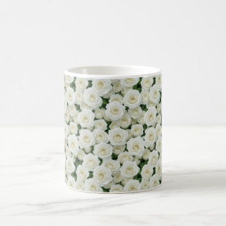 Small White Roses Coffee Mug