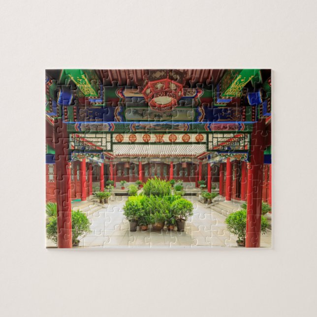 Small Wild Goose Temple, China Jigsaw Puzzle (Horizontal)