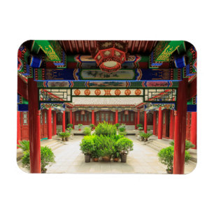 Small Wild Goose Temple, China Magnet