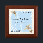 Small Wooden Keepsake Box "Blue/Baby Sea Turtle"<br><div class="desc">Baby Shower "Blue/Baby Sea Turtle" design, small, wooden keepsake box. This "Blue/Baby Sea Turtle" baby shower, keepsake box makes a memorable gift. Personalise the text by choosing your favourite font colour, size, style and wording. This "Blue/Baby Sea Turtle" design is part of a line of baby shower products including: invitations,...</div>