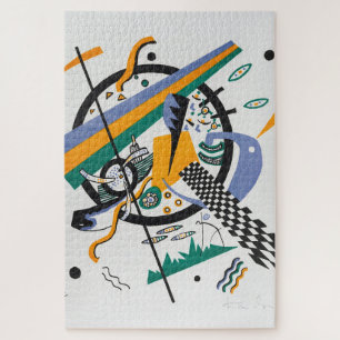 Small Worlds IV, Abstract, Wassily Kandinsky Jigsaw Puzzle