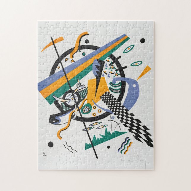 Small Worlds IV, Abstract, Wassily Kandinsky Jigsaw Puzzle (Vertical)