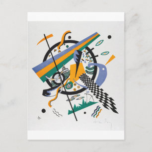 Small Worlds IV, Abstract, Wassily Kandinsky Postcard