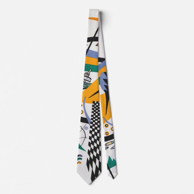 Small Worlds IV, Abstract, Wassily Kandinsky Tie (Front)