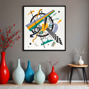 Small Worlds IV by W. Kandinsky Poster