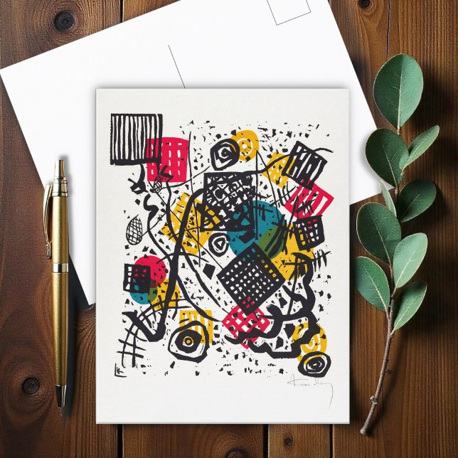 Small Worlds V by W. Kandinsky Postcard (Creator Uploaded)