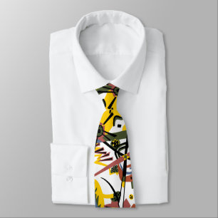 Small worlds, Vassily Kandinsky in digital colors Tie