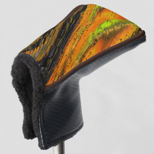 Small yellowish mosaic and deformed golf head cover