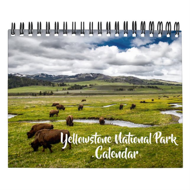 Small Yellowstone Park Calendar (Cover)