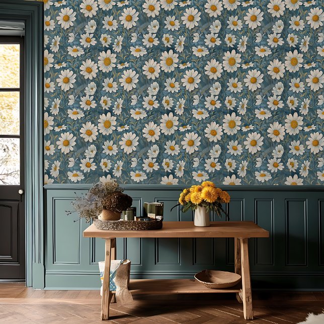 Smaller Art Nouveau Shasta Daisies Wallpaper (Creator Uploaded)