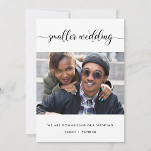 Smaller Wedding Photo Announcement