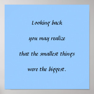Smallest Things Poster